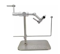 Rotary Fly Tying Vise,360 Degree Rotation Universal Binding Station,with Bobbin Holder, Stainless Steel Base and Jaws,for Fishing Enthusiasts