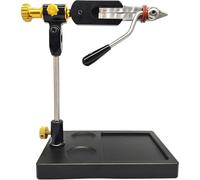 Rotary Fly Tying Vise with Bobbin Threader Tool - Ideal for Tying Fly Hooks Sizes 28-4/0, Essential Fishing Hook Tying Tools