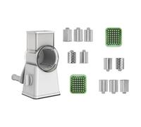 Rotary Food Grater Vegetable Slicers with Guards and Interchangeable for Professional Cutting Performances Efficient Rotary Grater for Home Cooks
