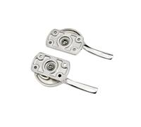 Rotary Forced Close Door Handle Precision Casting Industrial Equipment Engineering Mechanical Seal Door Lock(Stainles Steel Right,Large Size)