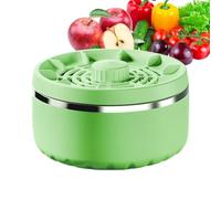 Rotary Fruit and Vegetable Purifier - Water-Washing Fresh Food Machine, Household Removal for Meat and Veggie, 5.51x5.51x3.15 Inch Portable Cleaning 1 Piece Unit