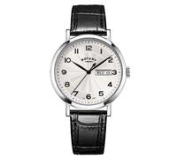 Rotary GS05420/22 Heritage Black Leather Strap Watch - W13177