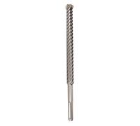 Rotary Hammer Drill Bit, Cemented Carbide 6 Flute Impact Drill Bit, 28 X 400mm Spiral Bit for Bricks Stones Concrete, with Self Centering Tip for Fast Cutting and Long Service Life