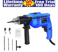 Terratek 1050W Corded Hammer Drill, 13mm Chuck, Variable Speed