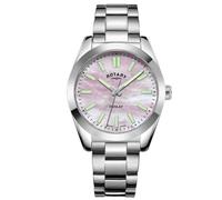 Rotary pink One Size Henley Stainless Steel Classic Analogue Quartz Watch - LB05280/07