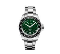 Rotary Henley World Timer Men's Green Watch GB05370/78