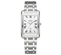 Rotary Heritage Astoria Rectangular Stainless Steel Bracelet Watch