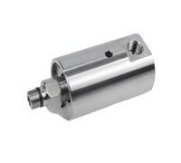 Rotary Joint 1/2" 3/4" 1" 3/8" 1/4" 1/8" " Low Speed and High Pressure Right Angle Straight Hydraulic Oil Rotary Joint for High Pressure Cleaning Machine(3/4")