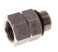 Rotary Joint G1/2'' Female x Male Hot Water Stainless Steel FKM 30bar (421.5psi)