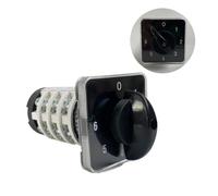 Rotary Knob 6 Position 0-6 YMZ12-20/4 Manual Electrical Changeover Cam Switch 20A 690V 4 Section