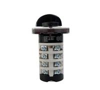 Rotary Knob 6 Position 0-6 YMZ12-20/4 Universal Manual Electrical Changeover Cam Switch 20A 690V 4 Section 1Pcs