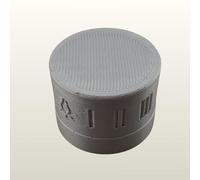 Rotary Knob Compatible with Cooker Hood IKEA Underverk Rytmisk Value | Replacement rotary switch for Faber Roblin aluminium grey, diameter 34.8 mm, made in Germany