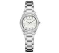 Rotary Ladies Brilliance Stone Set White Dial Stainless Steel Bracelet Watch