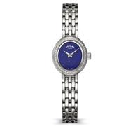 Rotary Ladies Cocktail Aventurine Dial Stainless Steel Bracelet Stone Set Watch