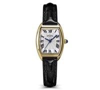 Rotary Ladies Heritage Astoria Mother of Pearl Dial Black Leather Strap Watch