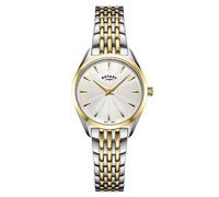 Rotary Ladies Ultra Slim 2 Tone Bracelet Watch LB08011/02