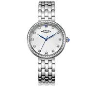 Rotary Ladies' Women's Semi Precious Stone Set Stainless Steel Watch LB03000/06