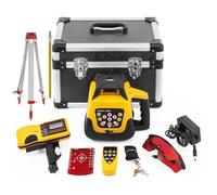 Rotary Laser Level Kit 500m Range - Complete Tools Set for Outdoor Construction Professionals - Measuring Equipment for Industry