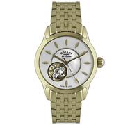 Rotary Womens Skeleton Automatic Watch with Stainless Steel Strap LB90513/41