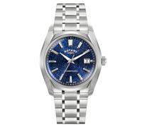 Rotary Lumen Men's Blue Dial Stainless Steel Bracelet Watch
