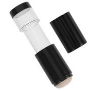 Rotary Makeup Brush Refillable Bottle Portable Black Plastic