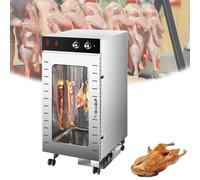 Rotary Meat Drying Machine, Large-Scale Food Dehydrator, Stainless Steel Drying Machine, Rotating Oven for Drying Biltong, Meat, Vegetables and Fruits.(80 Catties Per Time)