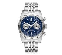Rotary Men's Blue Dial Stainless Steel Bracelet Limited Ediiton Watch