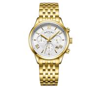Rotary Men's Chronograph Gold Plated Bracelet Watch