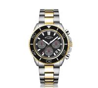 Rotary Men's Chronograph Two Tone Bracelet Watch
