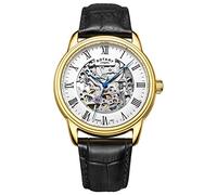 Rotary Men's GS03036 Skeleton Black Strap Watch