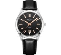 Rotary Men's GS05520-04 Heritage 40mm Quartz Watch in Black Rotary Black One Size