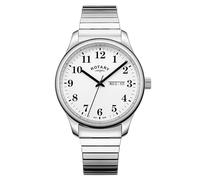 Rotary Men's Heritage Altera Stainless Steel Expander Bracelet Watch