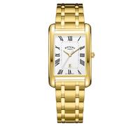 Rotary Men's Heritage Astoria Rectangular Gold Tone Bracelet Watch