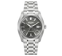 Rotary Men's Lumen Grey Dial Stainless Steel Bracelet Watch