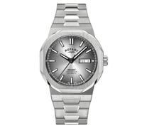 Rotary Men's Regent Automatic 100M Water Reistance Silver Dial Stainless Steel Bracelet Watch