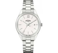 Rotary Men's RGB10003-01 Heritage 39mm Quartz Watch in Silver Rotary Silver One Size