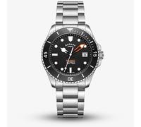 Rotary Mens Seamatic Automatic 300m Black Dial Watch RGB05430/04