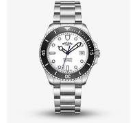 Rotary Mens Seamatic Automatic GMT White Dial Watch RGB05430/29