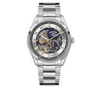 Rotary Seamatic Eclipse Blue Dial & Stainless Steel Bracelet Watch