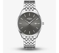 Rotary Mens Ultra Slim Grey Dial Watch GB08010/74