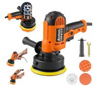 Rotary Orbital Car Polisher Buffer Waxing Machine, 1700W High Power Corded Electric Car Polishers and Buffers, Variable Speed Dual Action Car Polisher for DIY Sanding, Polishing, Waxing, Sealing