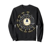 Rotary Phone Classic Nostalgia 90s 80s technology Gen X Sweatshirt