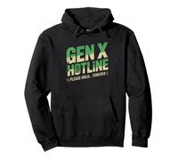 Rotary Phone Gen X Hotline Nostalgia Retro Humor Old Pullover Hoodie