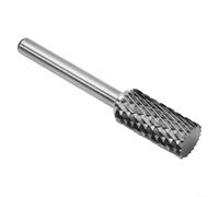 Rotary Point Burrs Die Grander Carbide Rotary File Milling Metal Grinding Cutter Burr Head Drill Bit 6mm Shank Weld Joint Cleaning(12mm)