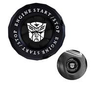 Rotary Push Start Button Cover, Transformers Universal Car Engine Start Button Cover, Car Stickers Interior Decor, Car Accessories Motorcycle Ignition Key Switch Cover