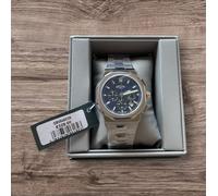 Rotary Regent Men's Chronograph GB05450/05 Blue & Silver Stainless Steel Watch