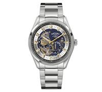 Rotary Seamatic Eclipse Blue Dial & Stainless Steel Bracelet Watch