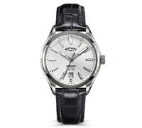 Rotary RGS10059/70 Seamatic 100 Auto Black Leather Strap Watch - W13313