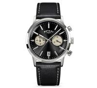 Rotary RGS10067/04 1895 Chronograph Black Leather Strap Watch - W13321