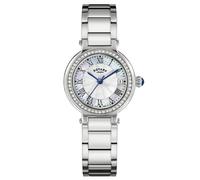 Rotary Women's Heritage Mother Of Pearl Dial Stone Set Stainless Steel Bracelet Watch